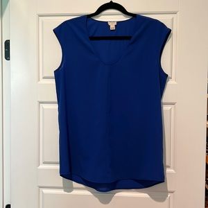J Crew Sleeveless crepe top